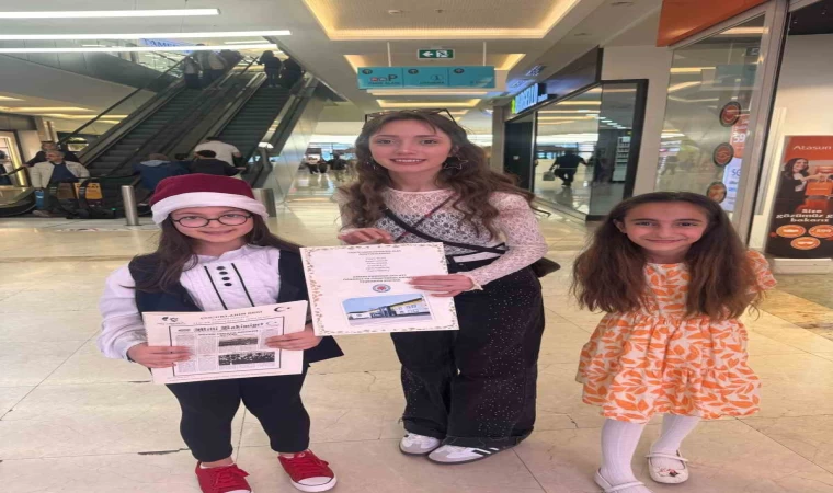 Sivas’ta minikler, 23 Nisan’ı kendi şiirleri ve gazeteleri ile kutladı