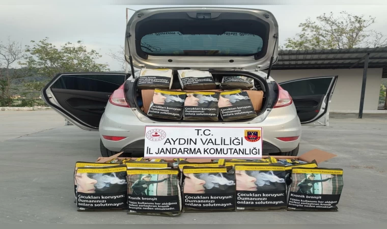 Söke’de 120 kilogram kaçak tütün ele geçirildi