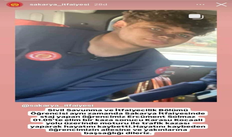 Stajyer itfaiyeci, kız arkadaşının yanına giderken kazada hayatını kaybetti