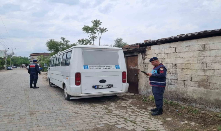 Sultanhisar’da okul servisleri denetendi