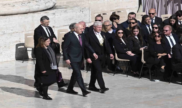 TBMM Başkanı Kurtulmuş, Papa Franciscus’un cenaze törenine katıldı