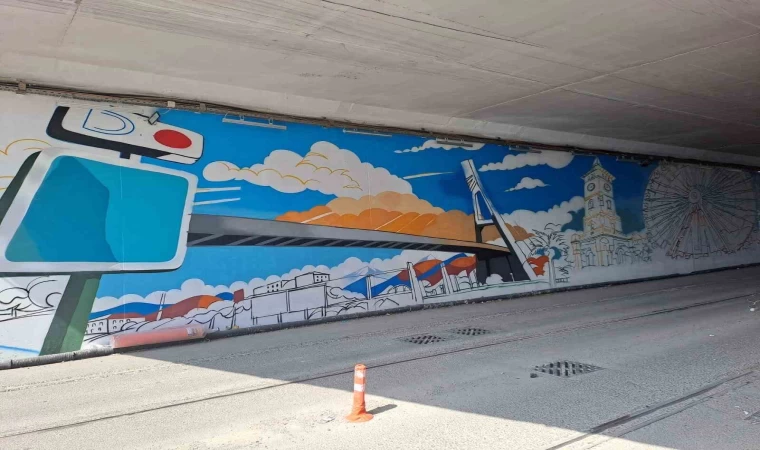 TEM Otoyolu alt geçidine estetik dokunuş