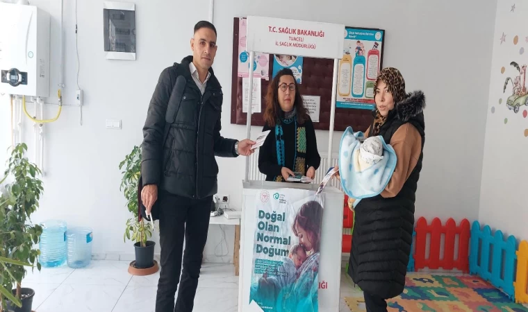 Tunceli’de Normal Doğum Eylem Planı çalışmaları
