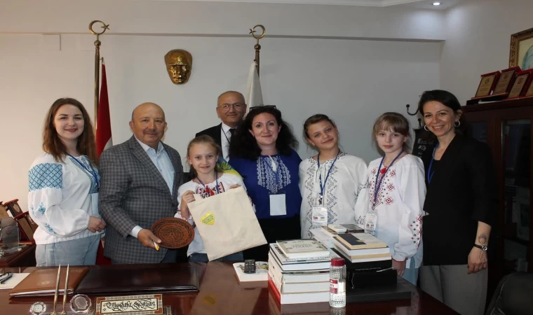 Ukraynalı öğrenciler Alaşehir’in konuğu oldu