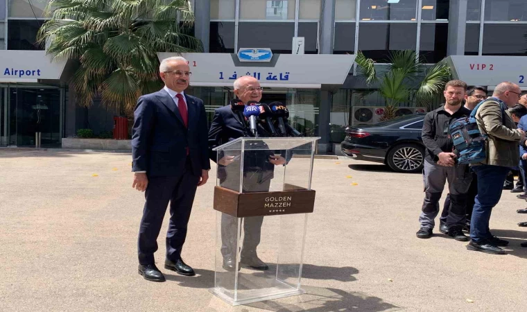 Ulaştırma ve Altyapı Bakanı Uraloğlu, Şam’da