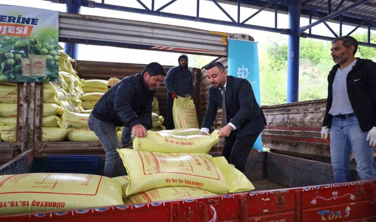 Üreticilere gübre desteği