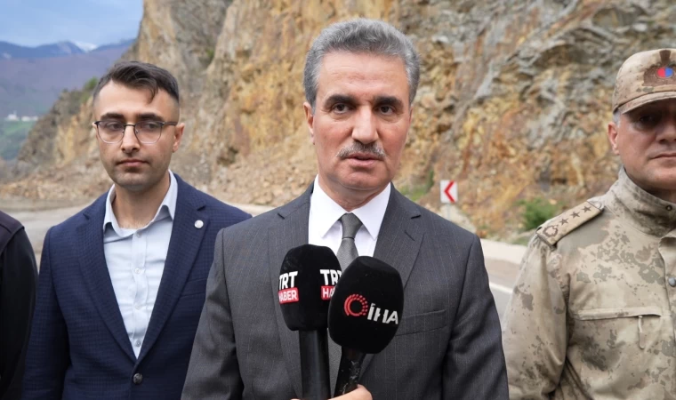 Vali Aydın Baruş: ”Torul-Kürtün yolu uzun bir süre kullanılamayabilir”