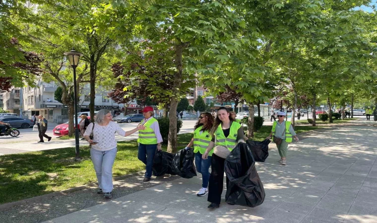 Yunusemre Kent Konseyi üyeleri çevre temizliği yaptı