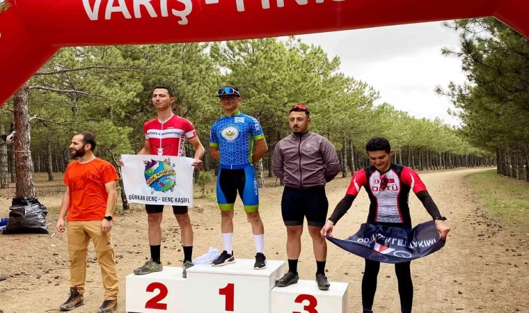 ’8. Üniversitelerarası Dağ Bisikleti Yarışı’nda Ömer Bilgin şampiyon oldu