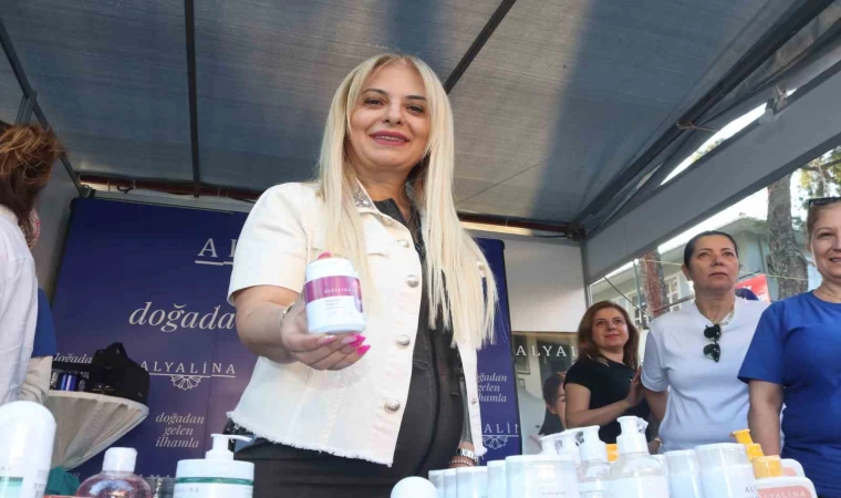 Alyalina Kozmetik, Bayındır Çiçek Festivali’nde doğal ürünleriyle dikkat çekti