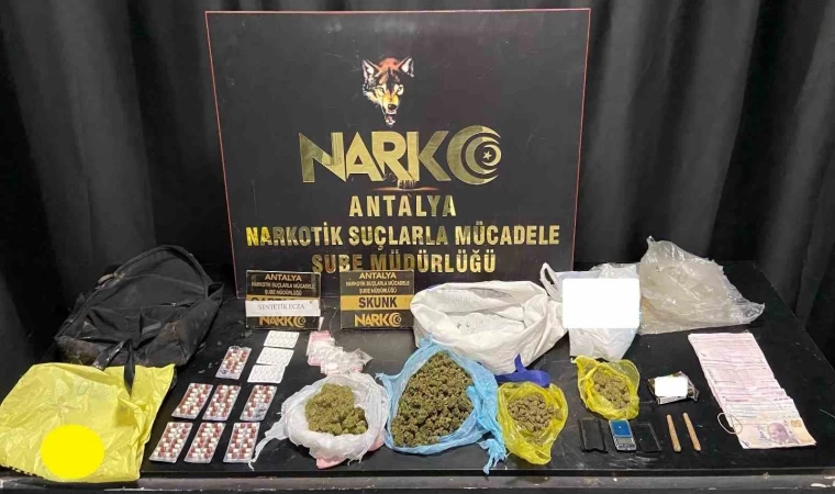 Antalya’da uyuşturucu operasyonlarında 13 kişi tutuklandı