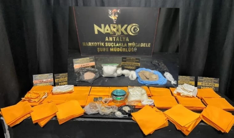 Antalya’da uyuşturucu operasyonu, 1 milyon 368 bin 960 kullanımlık A4 ele geçirildi