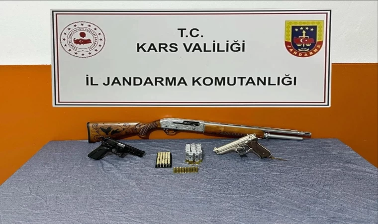 Arpaçay’da silah ele geçirildi