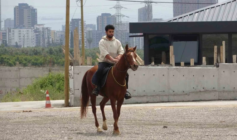 Atla markete giderken ’alkollü araç kullanmak’tan ceza yedi
