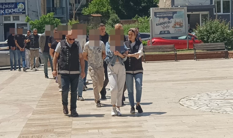 Aydın’da uyuşturucu operasyonu: 9 şüpheli yakalandı