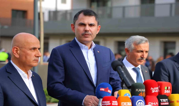Bakan Kurum: ”Bu yılın sonunda da tüm depremzedeler evlerine kavuşacak”