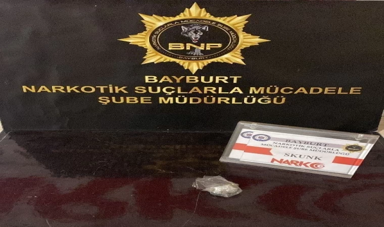 Bayburt’ta 2 şüpheliye uyuşturucu kullanmaktan işlem yapıldı