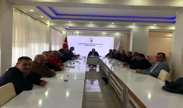 Bayırköy Belediyesi sosyal projeler için toplandı