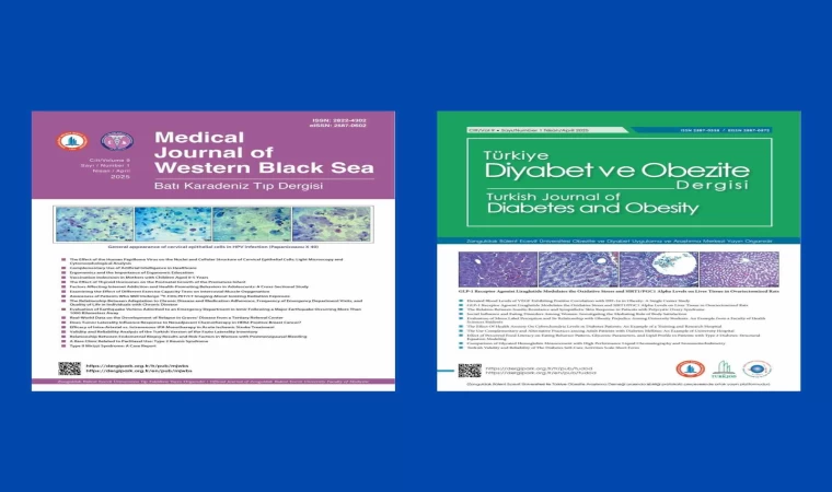 BEUN Batı Karadeniz Tıp Dergisi ile Türkiye Diyabet ve Obezite Dergisi’nin yeni sayıları yayımlandı