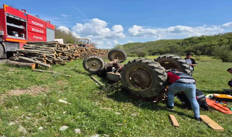 Bilecik’te traktör kazası, 1 kişi yaralandı