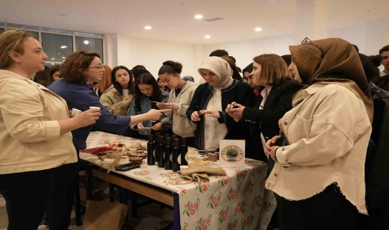 Bilim merkezi doğal ürünlere ev sahipliği yaptı