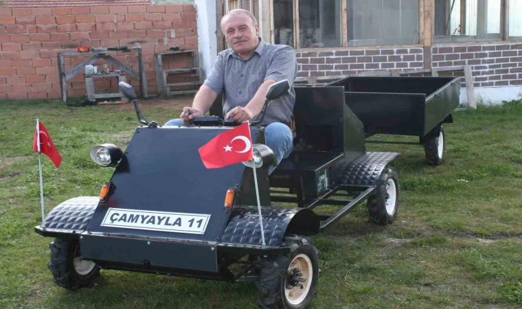 Çamyayla Köyü’nün ilk yerli ve milli arazi aracı