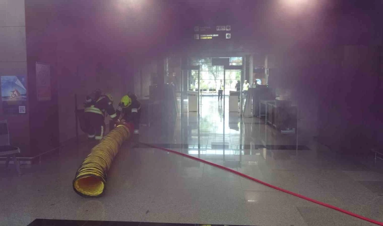 Çanakkale Havalimanı’nda deprem tatbikatı yapıldı