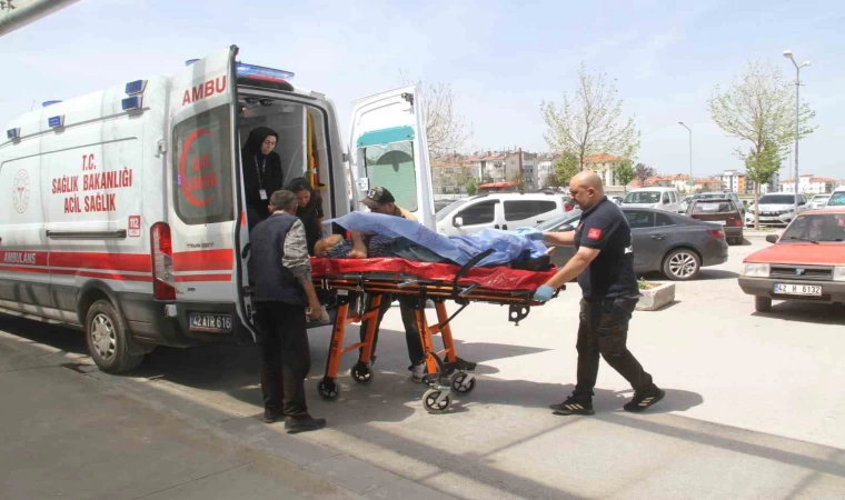 Çapa motoruna ayağını kaptıran çiftçi yaralandı