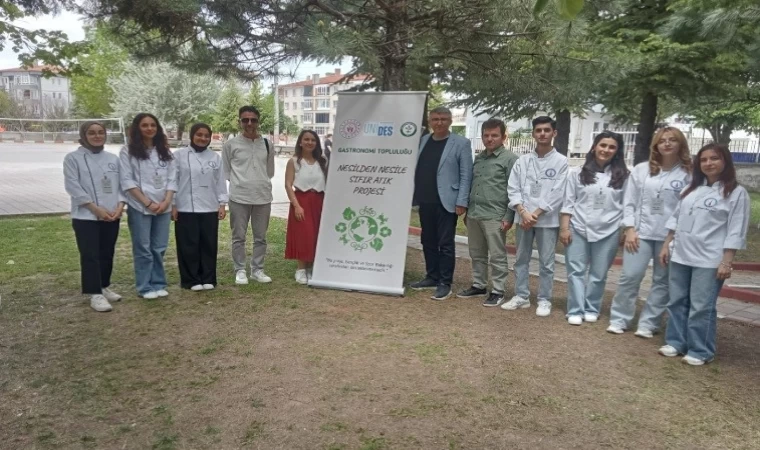DPÜ Gastronomi Topluluğu ”Nesilden Nesile Sıfır Atık” projesi gençlerle buluştu