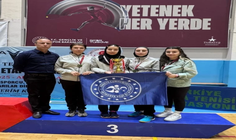 Elazığ masa tenisinde 1. Lige yükseldi