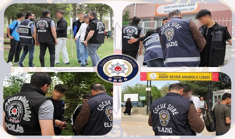 Elazığ’da 223 okul önü denetlendi