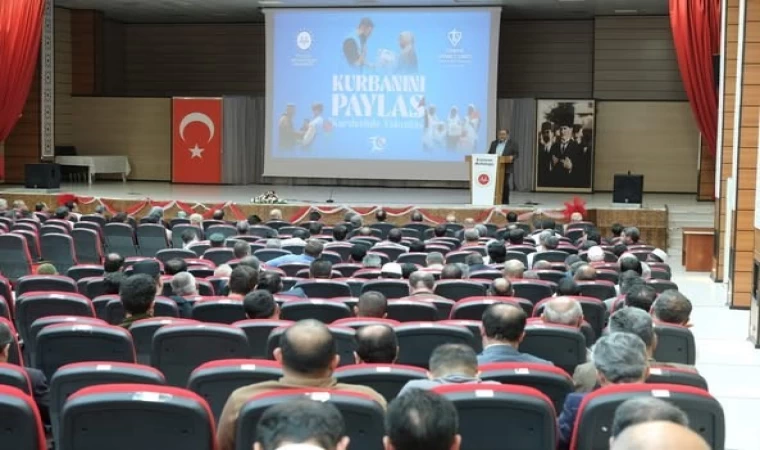 Erzincan’da 2025 yılı vekâletle kurban tanıtım toplantısı düzenlendi