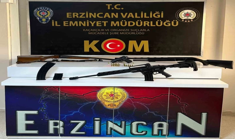 Erzincan’da silah operasyonu; 2 kişi yakalandı