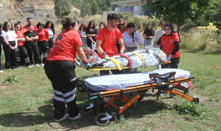 Fethiye’de gerçeğini aratmayan ’Acil Durum’ tatbikatı