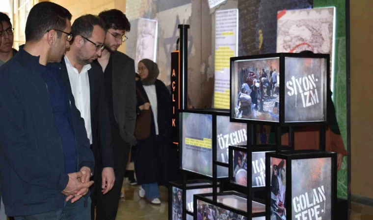 Filistin’deki soykırımı anlatan ”Hafıza Sergisi” açıldı