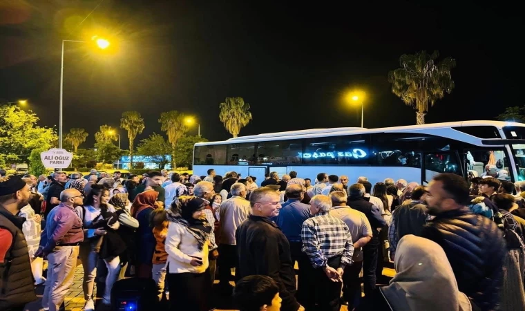 Gazipaşa’da hacı adayları kutsal topraklara uğurlandı