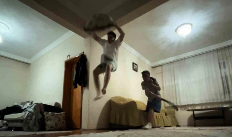 Gençlerin kemer oyunu hastanede bitti