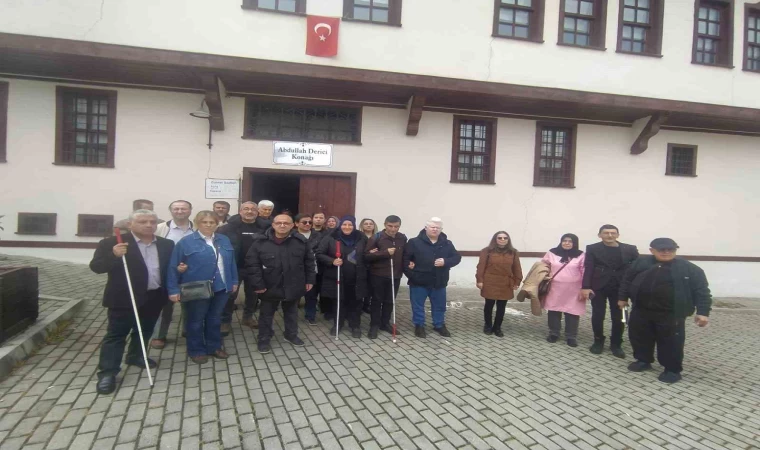 Görme engellilerden kültür gezisi