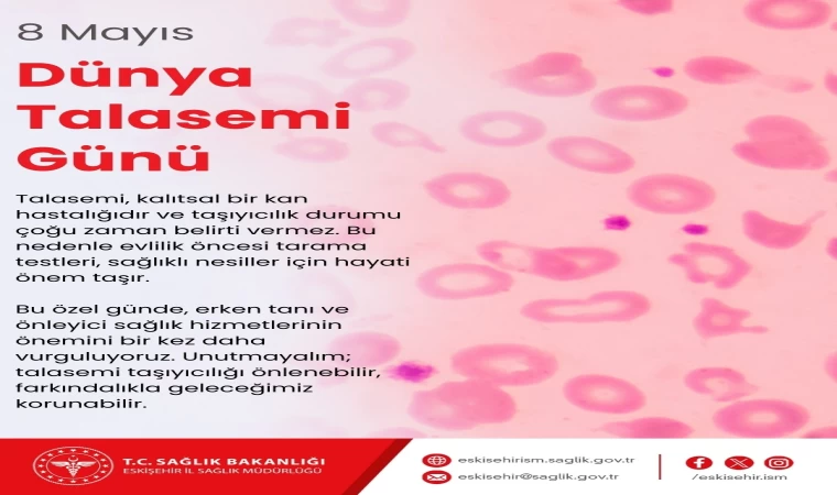 İl Sağlık Müdürü Bildirici ’Talasemi’ hakkında bilgilendirdi