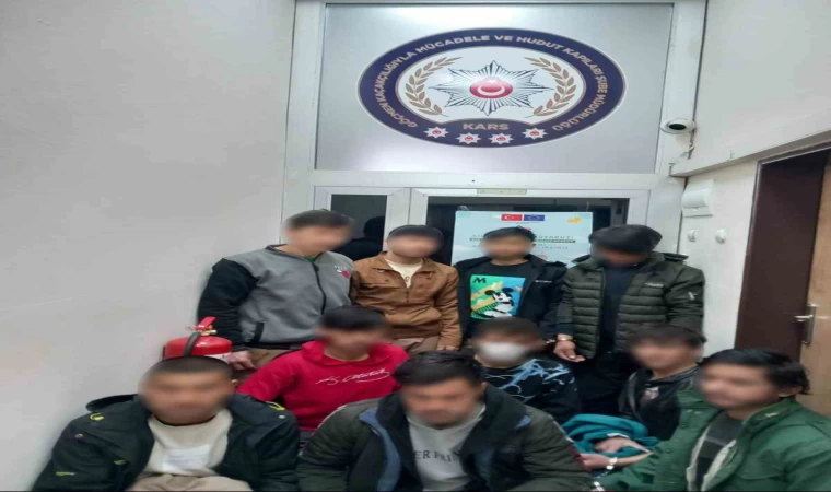 Kars’ta düzensiz göçmenlere yönelik uygulama yapıldı