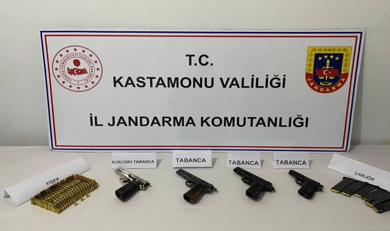 Kastamonu’da kaçak silah operasyonu: 1 gözaltı