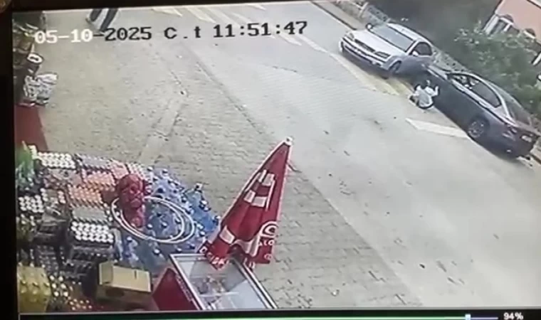 Kazada aracın altında kalmaktan son anda kurtuldu