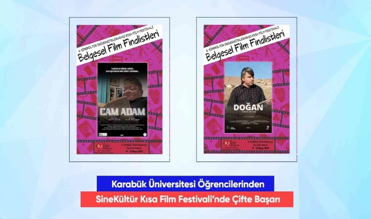 KBÜ öğrencilerinden SineKültür Kısa Film Festivali’nde çifte başarı