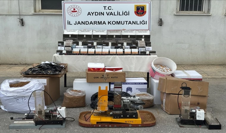 Kendi sardıkları tütünleri piyasaya süren 2 kişi yakalandı