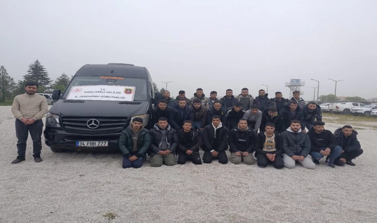 Kırklareli’nde 188 kaçak göçmen yakalandı
