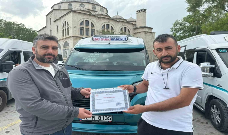 Konya’da yılın şoföründen trafikte hoşgörü ve saygı tavsiyesi