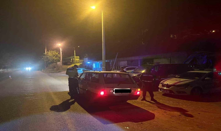 Köşk’te şok trafik uygulaması: 22 sürücüye 45 bin lira ceza