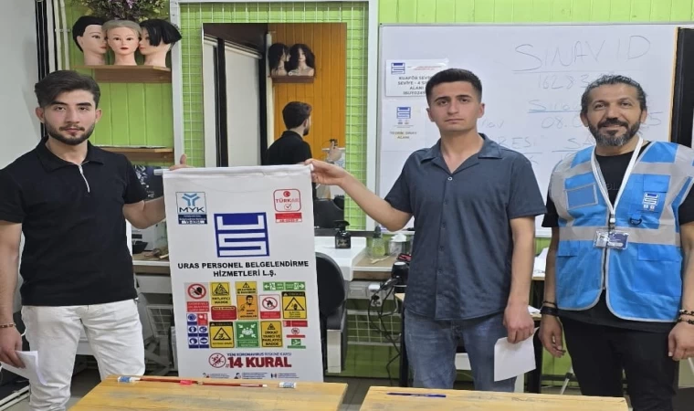 Malatya’da Mesleki Yeterlilik Sınavı başarıyla gerçekleştirildi