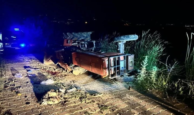 Manisa’da traktör kazası: 1 ölü, 1 yaralı