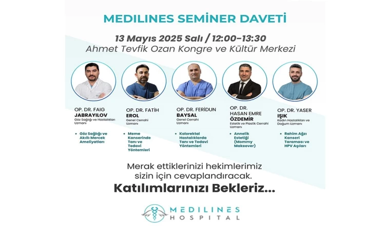 Medilines Hospital’dan Elazığ’da dev seminer